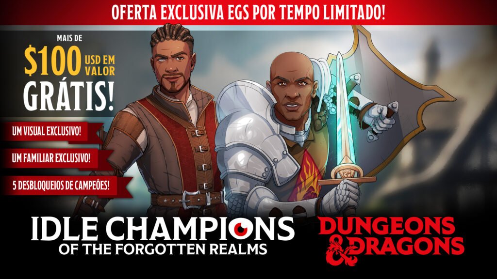 Logo do jogo Idle champions of the forgotten realms